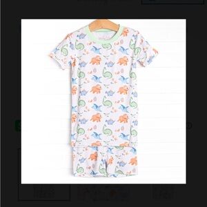 Stitchy Fish Kids Dinosaur Print Pajamas- 2T